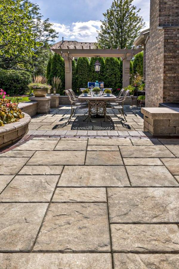 Top Natural Paving Stones Ideas for Patio Designs - Elisabeth's Designs