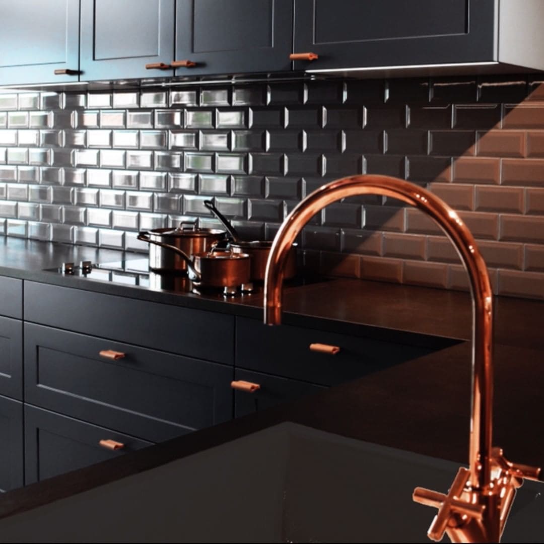 dark kitchen cabinet photo by minimaro.luxury.handles_