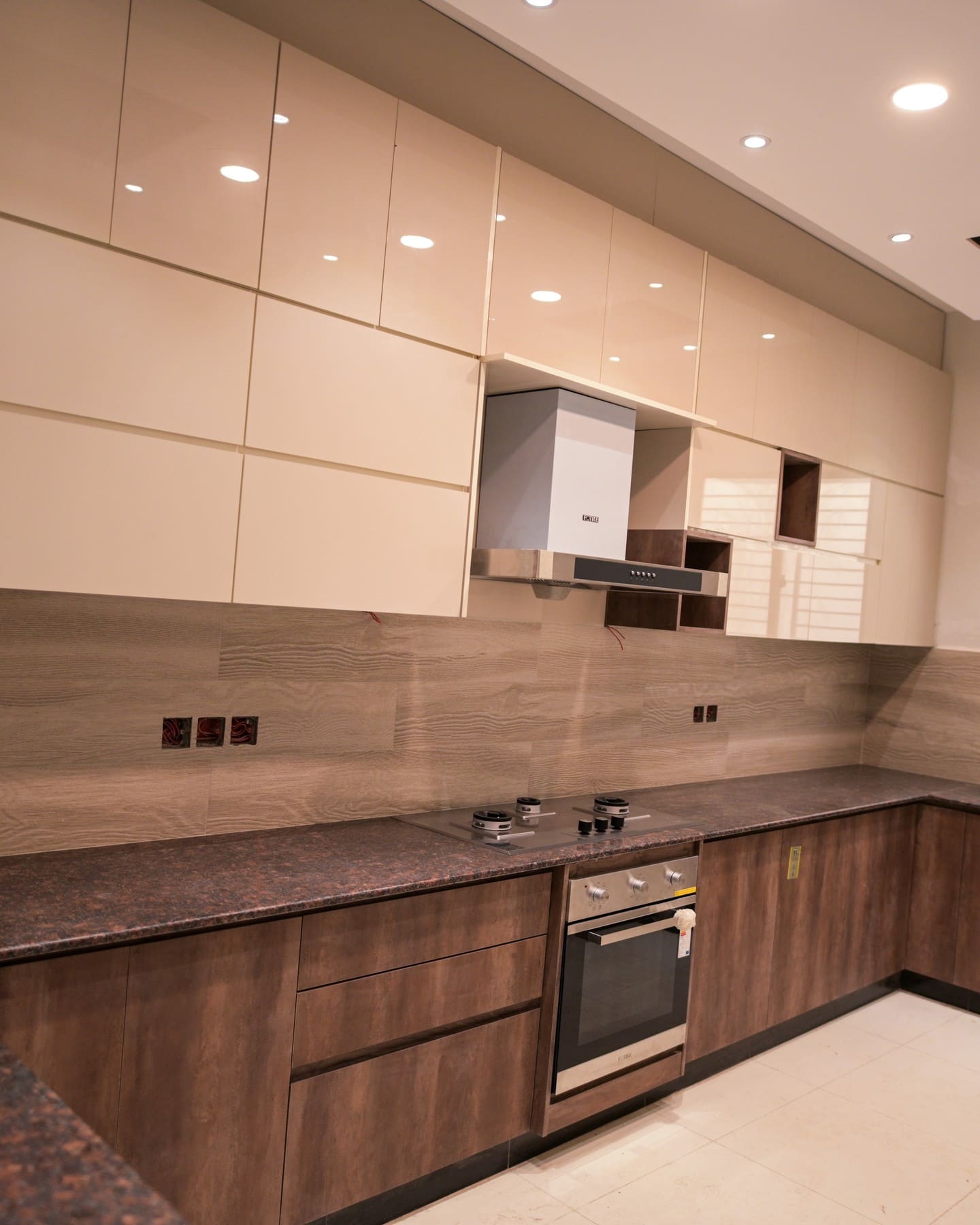 high gloss kitchen cabinet